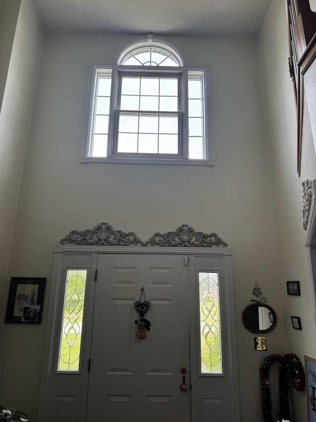 400 Natures Pointe Dr, Somerset, KY 42503 - foyer entrance featuring a textured ceiling