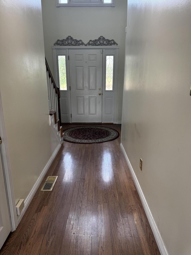 400 Natures Pointe Dr, Somerset, KY 42503 - entrance foyer featuring hardwood / wood-style flooring and stairway