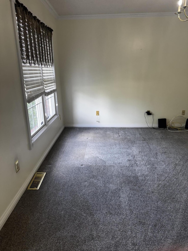 400 Natures Pointe Dr, Somerset, KY 42503 - carpeted empty room with baseboards and ornamental molding