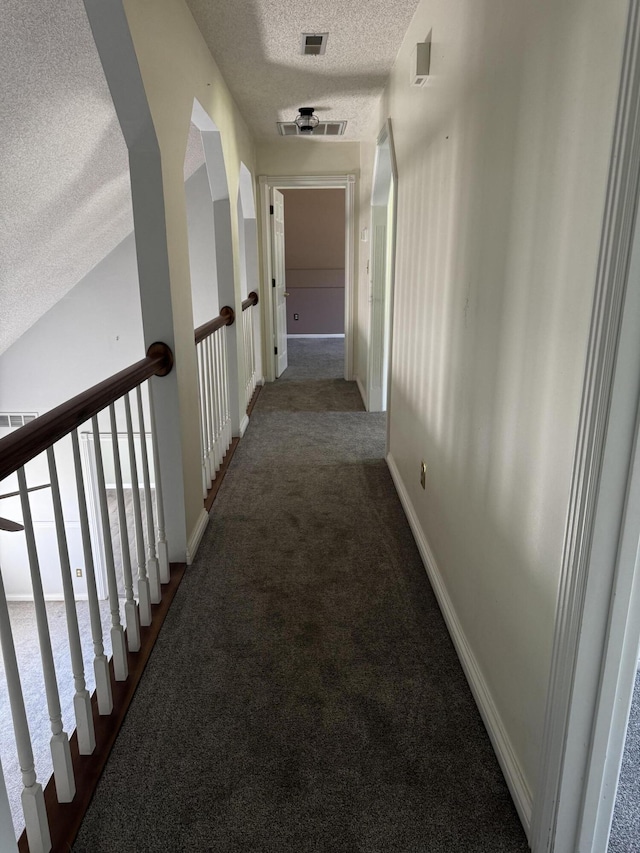 400 Natures Pointe Dr, Somerset, KY 42503 - hall with a textured ceiling and carpet
