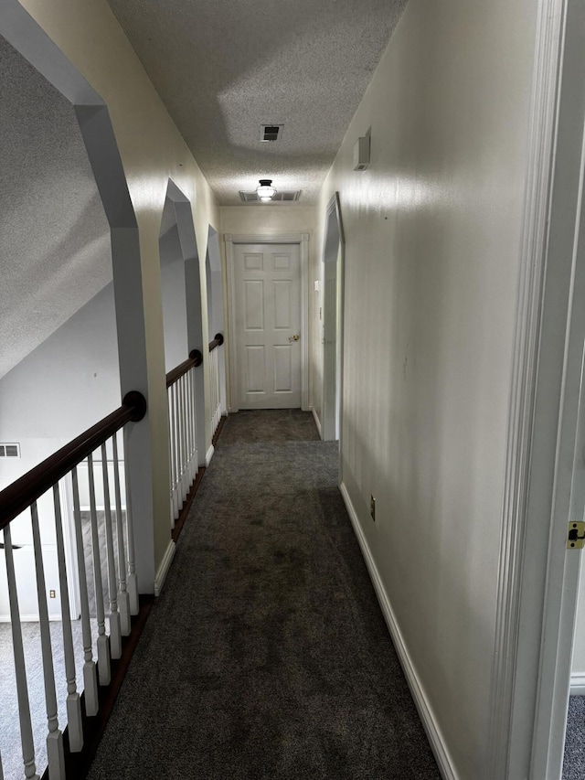 400 Natures Pointe Dr, Somerset, KY 42503 - corridor featuring a textured ceiling and carpet floors