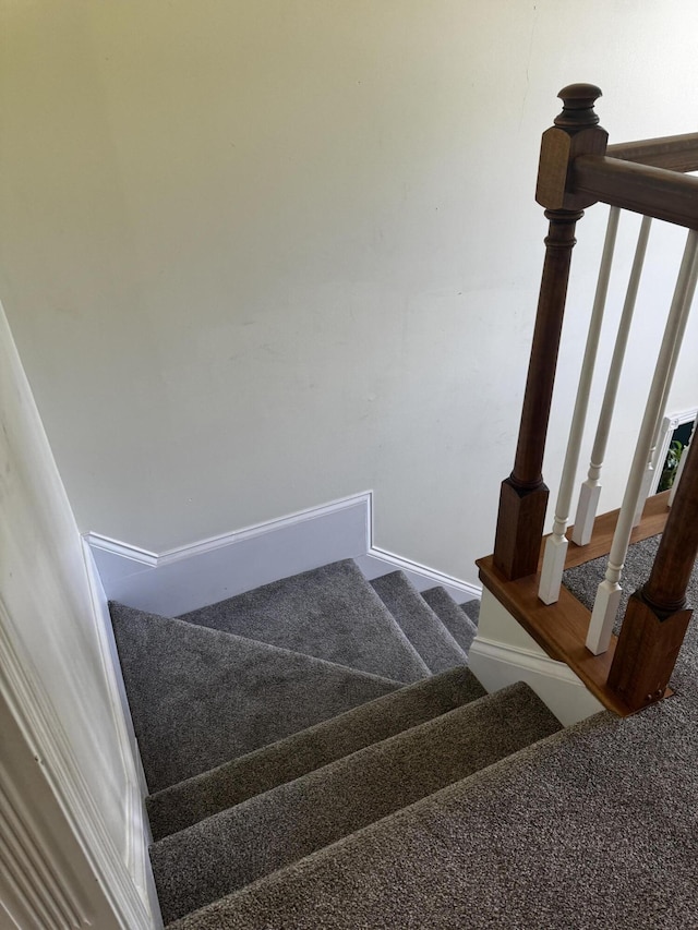 400 Natures Pointe Dr, Somerset, KY 42503 - stairway with carpet floors