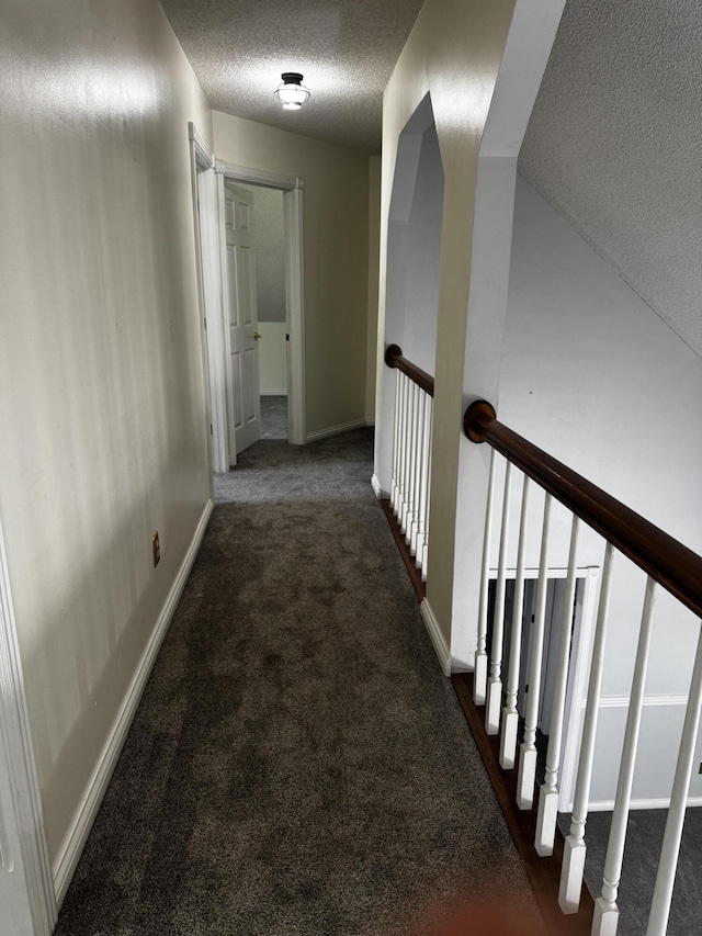 400 Natures Pointe Dr, Somerset, KY 42503 - hall with a textured ceiling and carpet