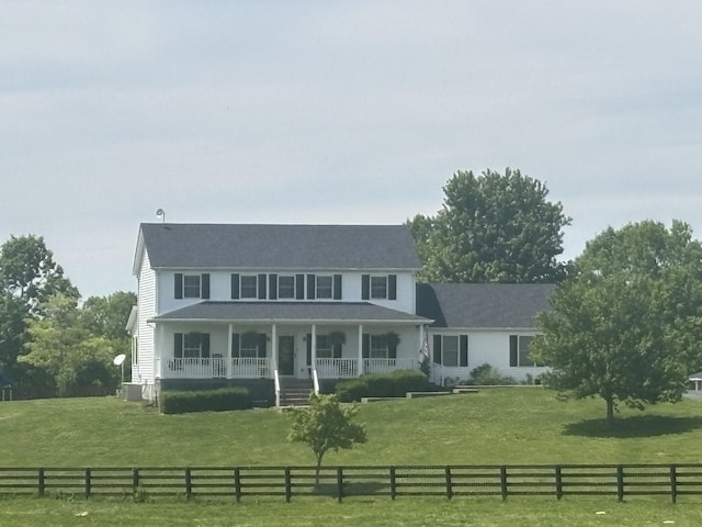 2230 Perryville Rd, Harrodsburg, KY 40330 - colonial inspired home featuring covered porch and central air condition unit