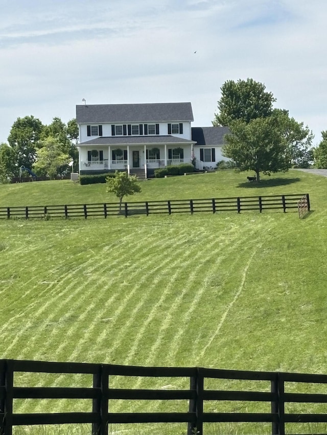 2230 Perryville Rd, Harrodsburg, KY 40330 - view of yard with a porch and a rural view