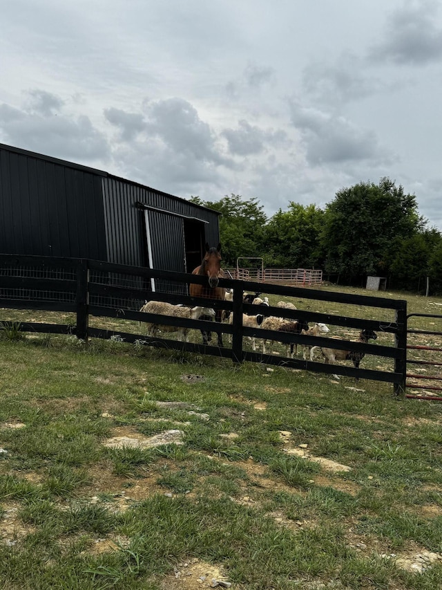 2230 Perryville Rd, Harrodsburg, KY 40330 - view of yard featuring an outdoor structure and an exterior structure