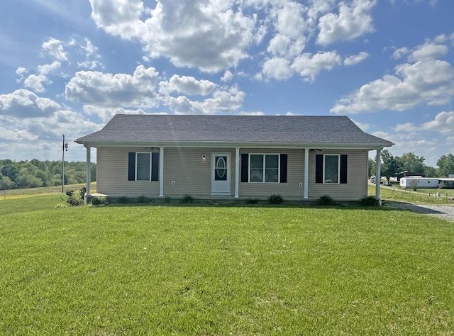 361 Puncheon Camp Rd, Russell Springs, KY 42642 - view of front of property with a front yard