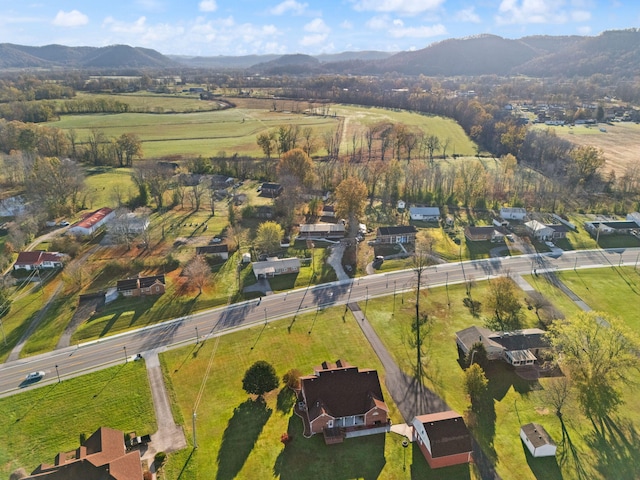 740 N Main St, Stanton, KY 40380 - aerial view of property and surrounding area with a mountainous background and nearby suburban area