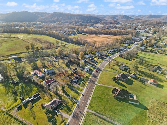 740 N Main St, Stanton, KY 40380 - aerial view of property and surrounding area featuring a mountainous background