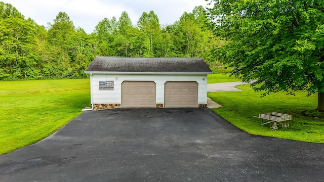 199 Langnau Rd, London, KY 40741 - detached garage with a forest view