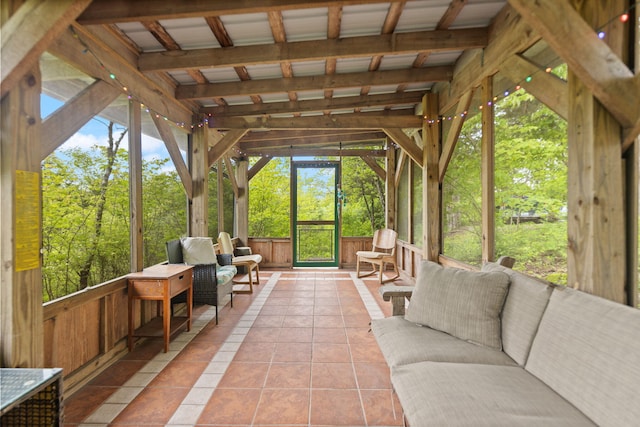 571 Whitlock Rd, Richmond, KY 40475 - sunroom / solarium with an outdoor living space, plenty of natural light, and lofted ceiling