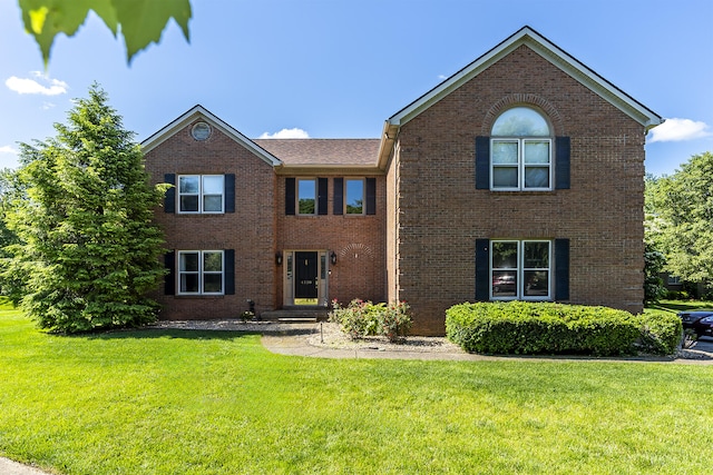 4120 Amberwood Ct, Lexington, KY 40513 - view of front of home with brick siding and a front lawn
