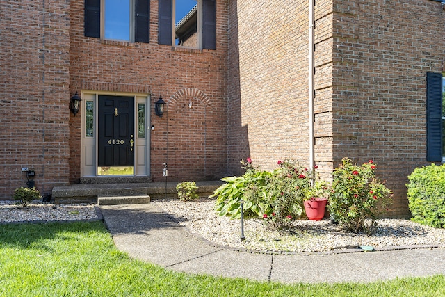 4120 Amberwood Ct, Lexington, KY 40513 - view of exterior entry with brick siding