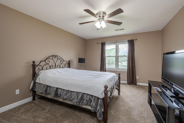 4120 Amberwood Ct, Lexington, KY 40513 - bedroom featuring carpet floors, baseboards, and a ceiling fan
