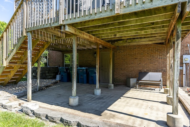4120 Amberwood Ct, Lexington, KY 40513 - view of patio / terrace with stairs