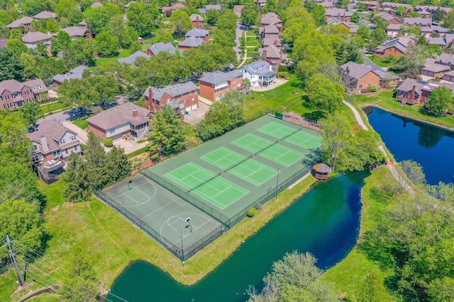 4120 Amberwood Ct, Lexington, KY 40513 - aerial perspective of suburban area featuring a nearby body of water