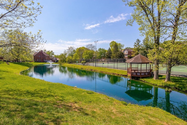 4120 Amberwood Ct, Lexington, KY 40513 - water view featuring a gazebo