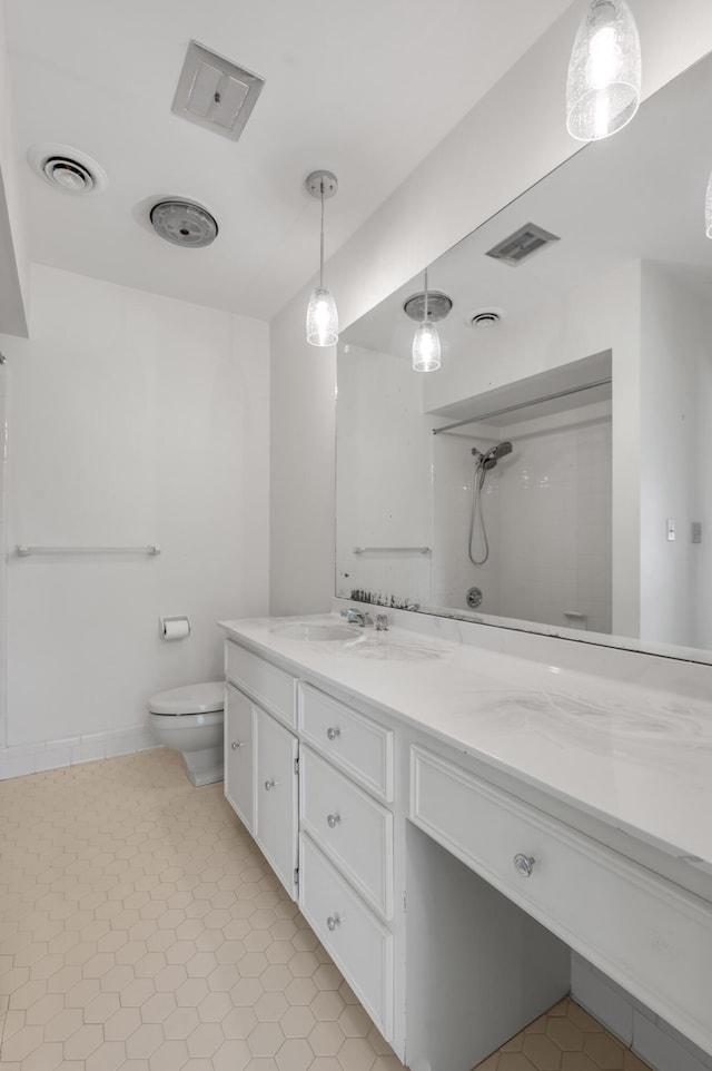 1373 Delong Cir, Lexington, KY 40515 - full bathroom featuring toilet, vanity, and a shower