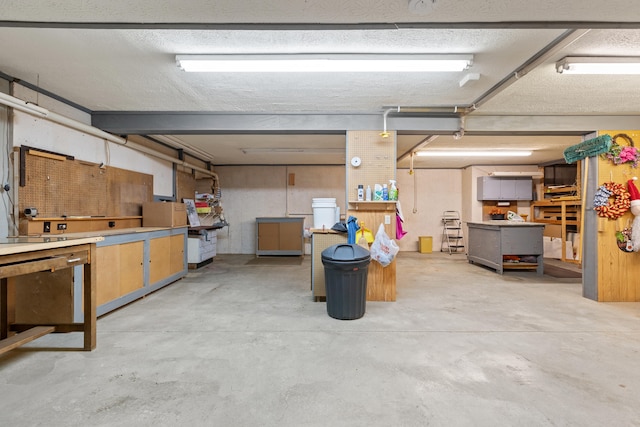 256 Park Lakes Dr, Richmond, KY 40475 - basement featuring a workshop area