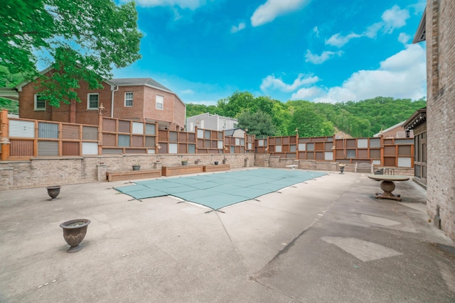 319 Fifth St, Paintsville, KY 41240 - view of pool featuring a patio area and a residential view