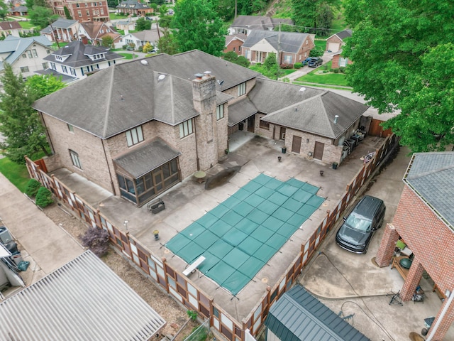 319 Fifth St, Paintsville, KY 41240 - aerial view of residential area