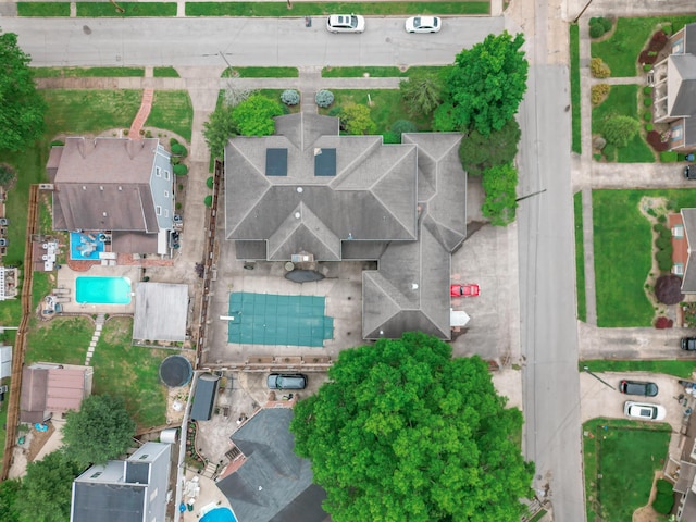 319 Fifth St, Paintsville, KY 41240 - aerial overview of property's location featuring a pool