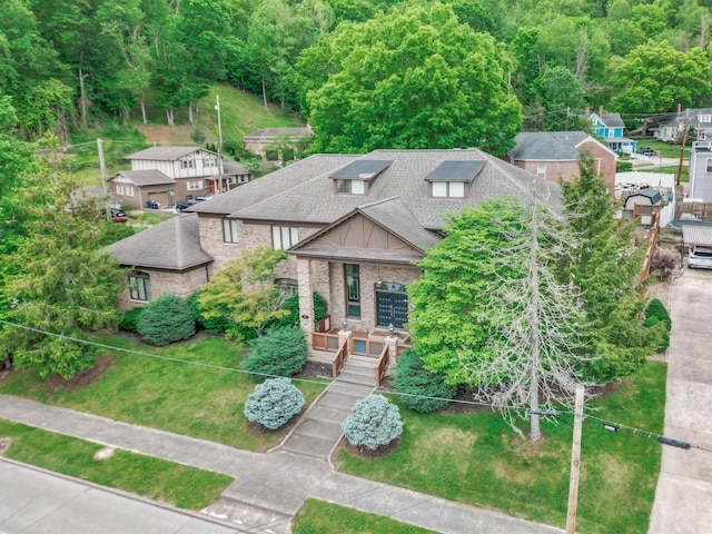 319 Fifth St, Paintsville, KY 41240 - view from above of property with a forest