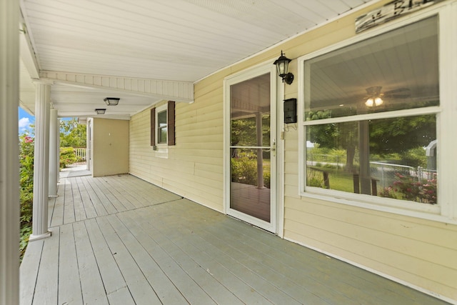 3131 Lily Rd, London, KY 40744 - wooden deck featuring a porch