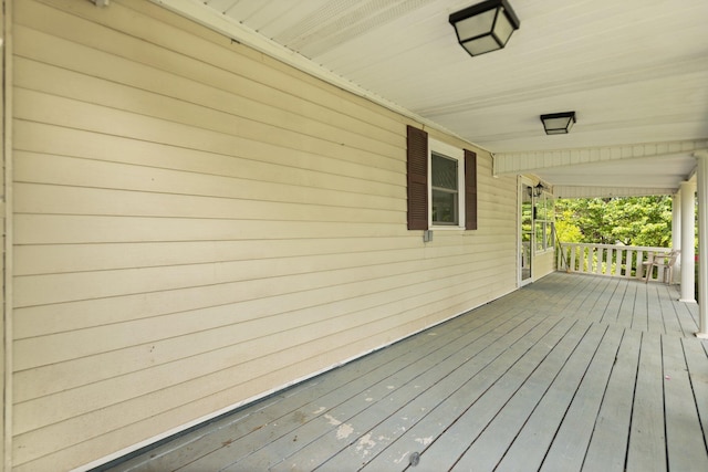 3131 Lily Rd, London, KY 40744 - wooden terrace with covered porch