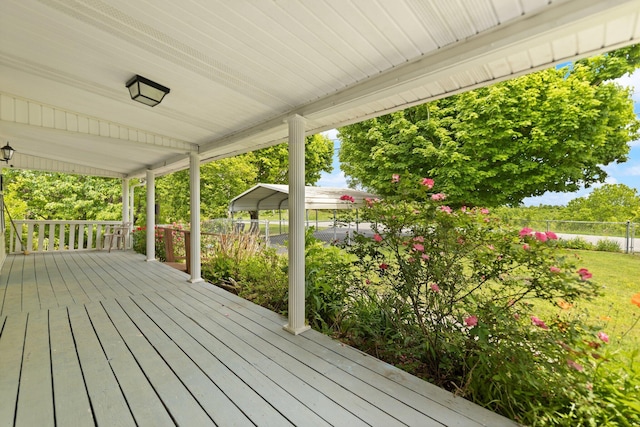 3131 Lily Rd, London, KY 40744 - wooden deck featuring fence