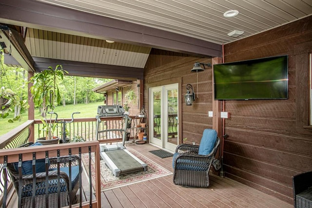 1220 Fox Wood Rd, Frankfort, KY 40601 - view of wooden deck