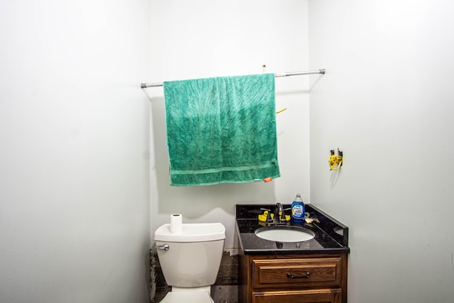 227 Callihan Rd, East Bernstadt, KY 40729 - half bathroom featuring vanity and toilet
