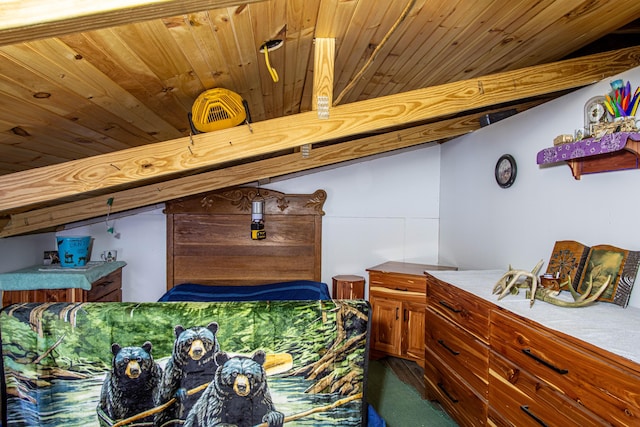 227 Callihan Rd, East Bernstadt, KY 40729 - bedroom featuring wooden ceiling