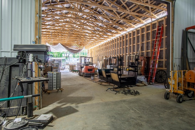 227 Callihan Rd, East Bernstadt, KY 40729 - miscellaneous room with concrete floors