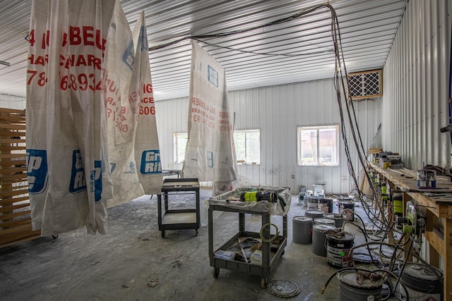 227 Callihan Rd, East Bernstadt, KY 40729 - miscellaneous room featuring concrete floors
