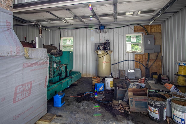 227 Callihan Rd, East Bernstadt, KY 40729 - garage with electric panel