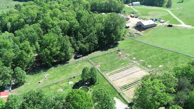 227 Callihan Rd, East Bernstadt, KY 40729 - aerial overview of property's location with rural landscape