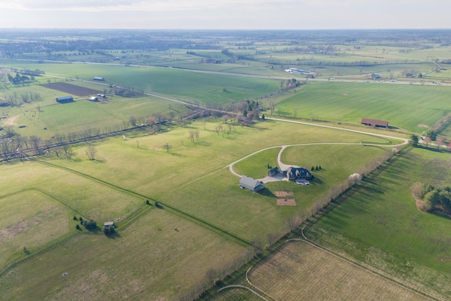1782 W Leestown Rd, Midway, KY 40347 - aerial view of property and surrounding area with rural landscape and agricultural land