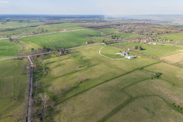 1782 W Leestown Rd, Midway, KY 40347 - aerial view of property's location with rural landscape and a pastoral area