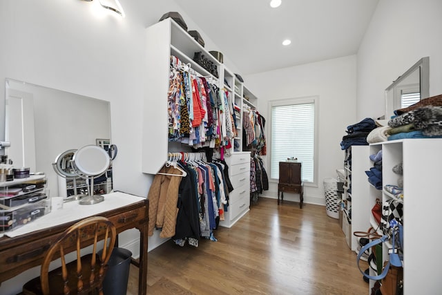 1782 W Leestown Rd, Midway, KY 40347 - walk in closet featuring wood finished floors