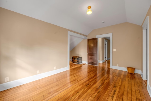133 Victory Ave, Lexington, KY 40502 - additional living space featuring lofted ceiling, wood-type flooring, and baseboards