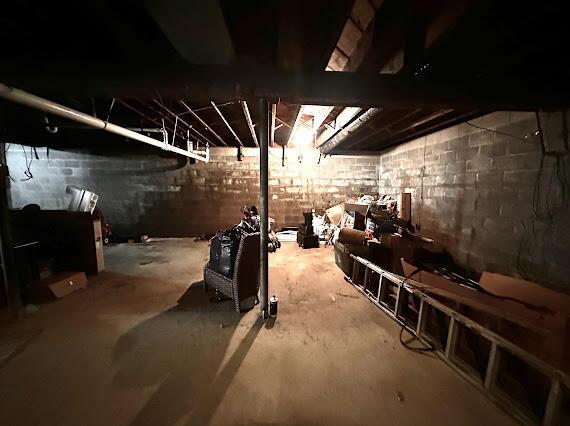 4216 N Ky 11, Cannon, KY 40923 - unfinished basement with concrete block wall