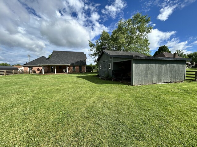 296 Ferry Rd, Somerset, KY 42503 - view of yard with an outbuilding and a pole building