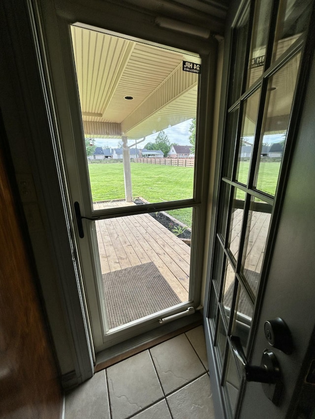 296 Ferry Rd, Somerset, KY 42503 - doorway to outside with tile patterned floors