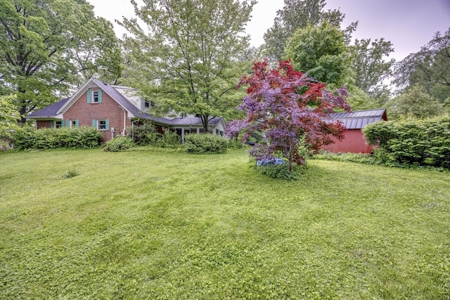 445 Cecilian Ter, Danville, KY 40422 - view of green lawn featuring view of wooded area