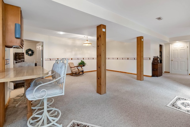 240 Percheron Dr, Richmond, KY 40475 - office area featuring carpet floors and baseboards