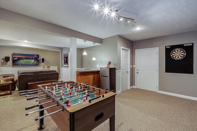 835 Isaac Shelby Cir, Frankfort, KY 40601 - game room with carpet, baseboards, and bar