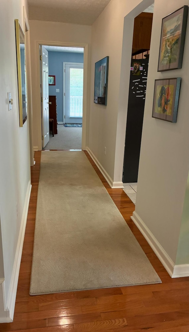 45 Rons Pond Rd, Corbin, KY 40701 - hallway featuring wood finished floors and baseboards