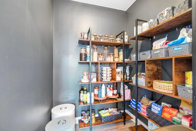 view of storage room