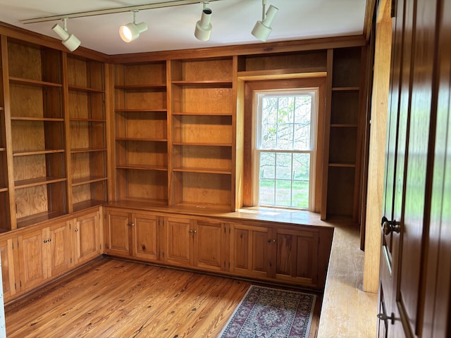 1439 Stanford St, Lancaster, KY 40444 - unfurnished office with rail lighting and light wood-type flooring